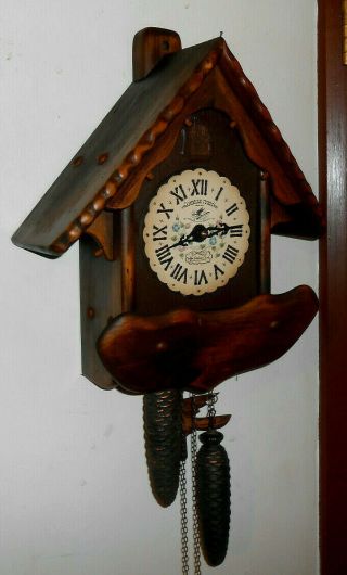 Vintage 1967 Tccc England The American Cuckoo Bird 8 - Day Clock