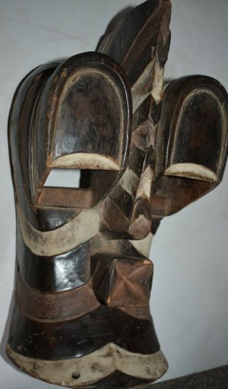 Orig $499 Ritual Songye Mask Early 1900s Real 16 " Prov.