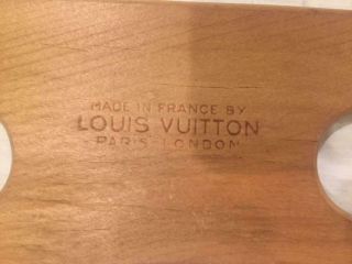 (6) ANTIQUE LOUIS VUITTON WOOD SUITCASE BAG STEAMER wardrobe TRUNK HANGER HANGERS 6