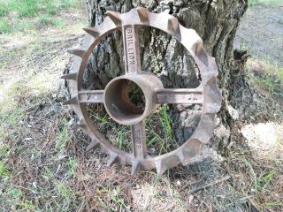 Vintage Industrial / Farm - Wheel - Gear - Cast Iron - Art Steampunk 19 Inch