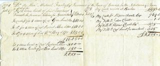 Revolutionary War Ipswich Massachusetts Bounty Paid For Continental Army Service