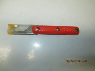 Usn/usaf Survival Kit Orange Colored Handle Parachute Shroud Cutting Knife