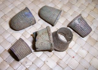 Revolutionary War Small Group Of Thimbles