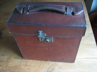 Vintage Maps - Gt.  Britain - Cloth - Backed In Leather Case
