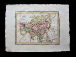1824 Vivien - " Huge Folio Map " Asian Empire,  Asia,  China,  Thailand,  Japan,  Korea