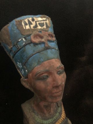 Rare Large Ancient Egyptian Queen Nefertari Granite Bust (C.  1370.  C - 1330 BC) 3