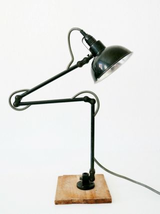 Modernist Bauhaus Art Deco Workshop Lamp Atelier Task Light Kaiser Kandem Era