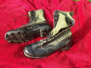 & Vietnam War Jungle Boots Large Size Us 10w Uk 9 Wide,  Eu 43