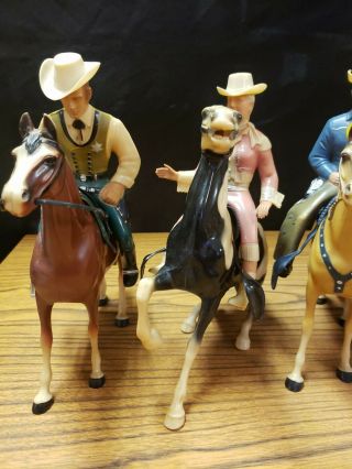 VINTAGE 1960 ' s HARTLAND HORSES,  RIDERS AND SADDLES,  RARE ANNIE OALKEY & INDIAN 2