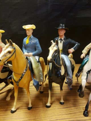 VINTAGE 1960 ' s HARTLAND HORSES,  RIDERS AND SADDLES,  RARE ANNIE OALKEY & INDIAN 3