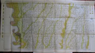 Folded Soil Survey Map Pottawattamie County Iowa Council Bluffs Avoca Macedonia