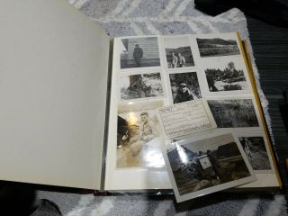 Vintage Photo Album Of Soldier In Korean War 1950s 1st C Co.  175,  Pics Id 
