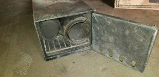 YUKON M - 1950 MILITARY Multi - Fuel TENT CAMP STOVE HEATER RARE HARD TO FIND 2