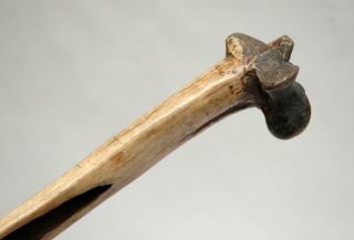 Old Vintage Papua Guinea Primitive Cassowary Bone Dagger Knife 6