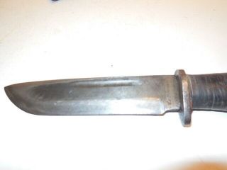 Military Fighting Knife,  Cattaraugus 2250 - SEEN BATTLE - PRICED 2 SELL 4