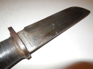 Military Fighting Knife,  Cattaraugus 2250 - SEEN BATTLE - PRICED 2 SELL 6