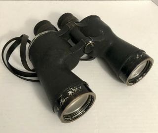 Vintage Us Navy Binoculars 7x50 No Maker Or Date Serial 12403