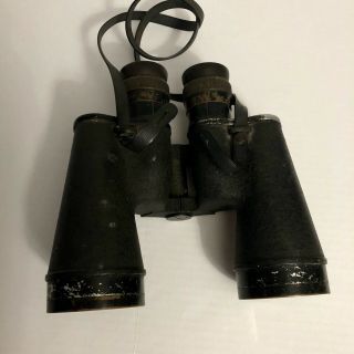 Vintage US Navy Binoculars 7x50 No Maker or Date Serial 12403 9