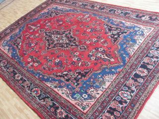 A Marvellous Old Handmade Bebek Abad Oriental Rug (300 X 210 Cm)