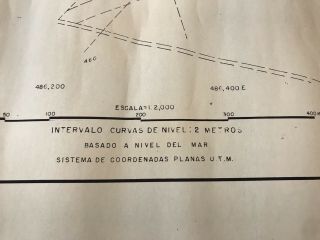 Vintage Military Map Of Nazca Lines Peru UFO Ancient Alien Occult Book 6