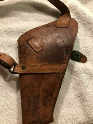 WWII Smith and Wesson S&W Victory Model Navy USN pilot shoulder holster Boyt 44 6