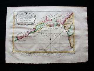 1747 Bellin & Schley - Rare Map Of Africa West,  Benin Gulf,  Porto - Novo,  Togo.