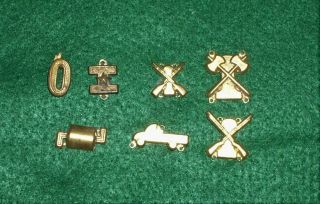 Japanese Army Early Style Collar Badge Group