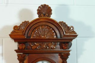 Old Wall Clock Regulator Wooden Clock Vintage Antique 2
