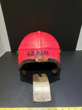 1950 ' s Flight Helmet,  Gentex H - 4,  US Navy,  US Marine Corps Small (Named) 2