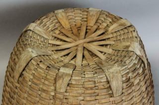 VERY RARE LARGE 19TH C SWING HANDLE BASKET IN THE BEST GRUNGY SURFACE 10
