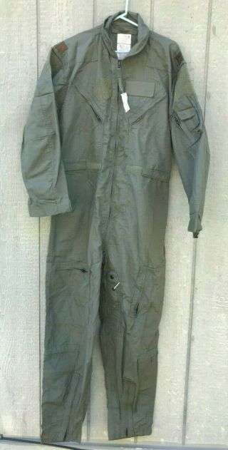 Vtg 1999 Usaf Us Air Force Cwu - 27/p Summer Flyers Flight Coveralls 44r 1990s