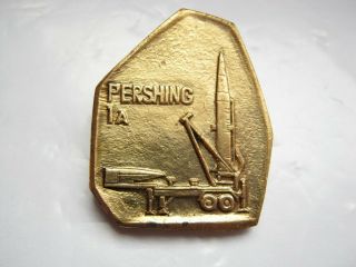 Rare Usa Ussr Nuclear Missiles Disarmament Treaty Soviet Pin Badge Pershing 1a