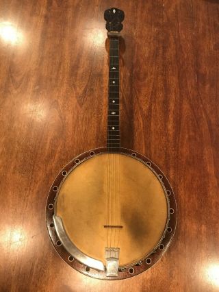 Vintage 1920’s Weymann 4 - String Solid Wood Mandalon Banjo Banjolin