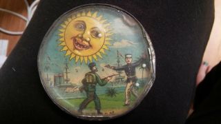 Antique Vintage War Time Dexterity Puzzle Game Toy - Sun 
