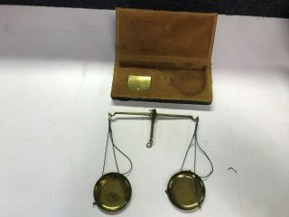 Vintage US Federal Gold & Mercantile Balance Scale & Weights Civil War Era 5