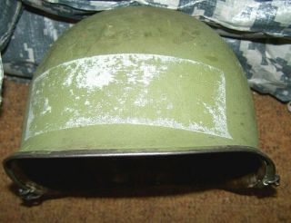 Ww2 M - 1 Helmet & Liner,  U.  S.  Issue