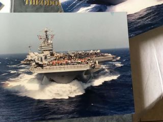 USS Theodore Roosevelt (CVN - 71) - Cruise Book - Volume V With 7 8x10 Photos 8
