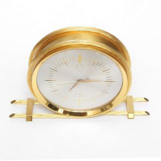 Large Authentic Bulova Accutron Desk Clock Vintage
