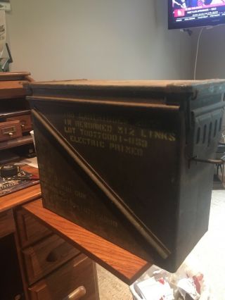 U S Army 20 Mm Cannon M - 39 Ammo Can