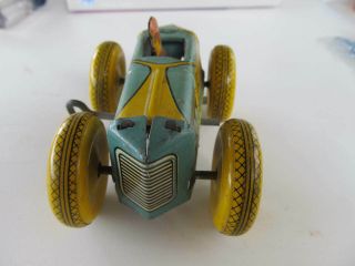 Marx Wind - up Midget Special Tin Toy Race Car & Driver 4