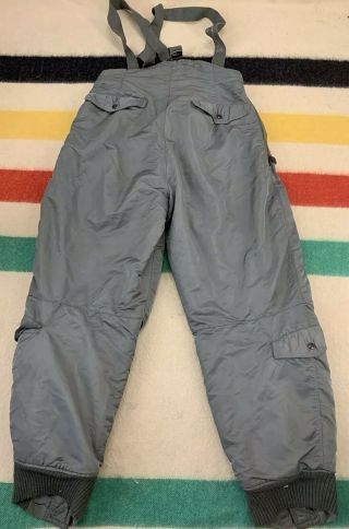 Vintage 50 ' s USAF Air Force Type A - 11D Flight Trousers Pants Suspenders Sz 34 2