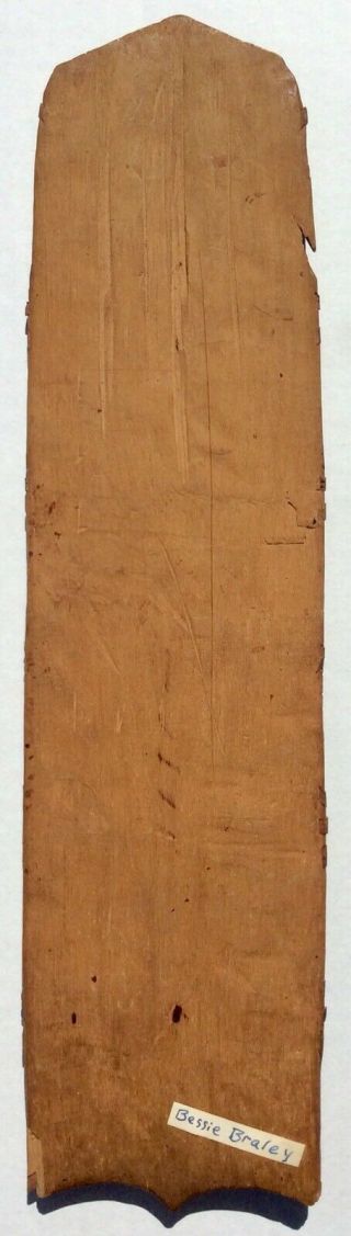 1777 Revolutionary War Relic Colonial British Man Of War Prisoner Wood Stomacher 9
