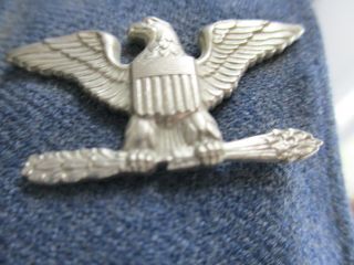 U.  S.  Air Force Blue Wool Officer ' s Jacket with COL Insignia,  Ribbons & Flight Su 5