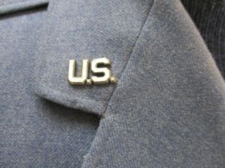 U.  S.  Air Force Blue Wool Officer ' s Jacket with COL Insignia,  Ribbons & Flight Su 7