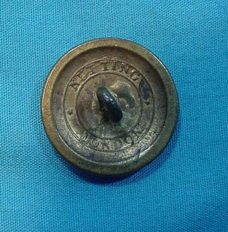 VERY EARLY BRITISH MILITARY UNIFORM BUTTON 1700 - 1800’S – RARE FIND 3