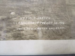 Yard Long Panoramic Photo LLanogrande Texas Army Military Camp WWI Field Bakery 2