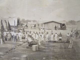 Yard Long Panoramic Photo LLanogrande Texas Army Military Camp WWI Field Bakery 9