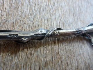 Gorham Narragansett combination olive fork/spoon.  Rare no.  278 w/gold wash 11 