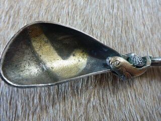 Gorham Narragansett combination olive fork/spoon.  Rare no.  278 w/gold wash 11 