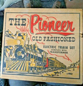 The Pioneer Old Fashioned Electric Train Set Marx